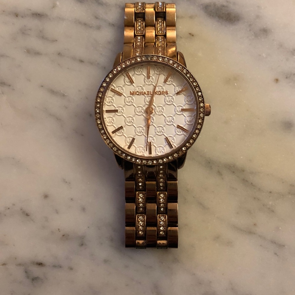 Michael Kors rose gold watch